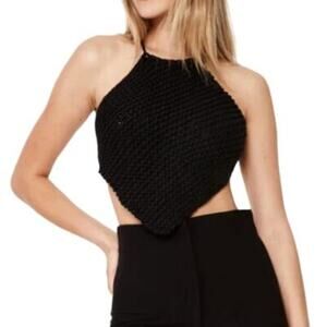NWT! Bardot Knitted Halter Top Womens Size ONE SIZE